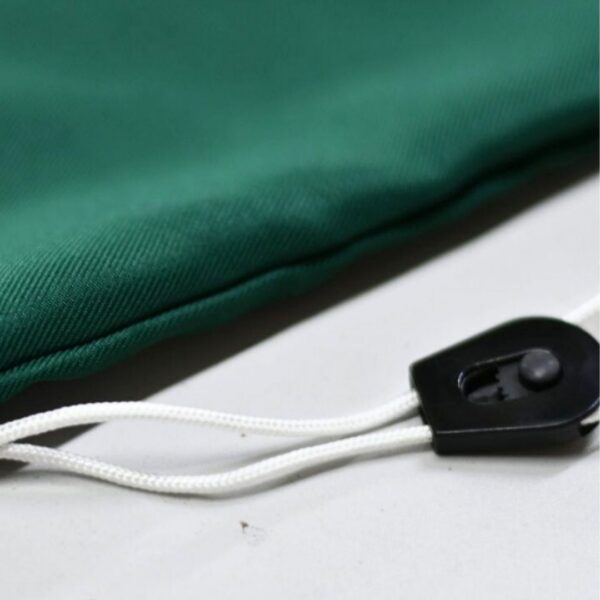 Sacco medico verde batteriostatico con filo di carbonio 90x75 cm
