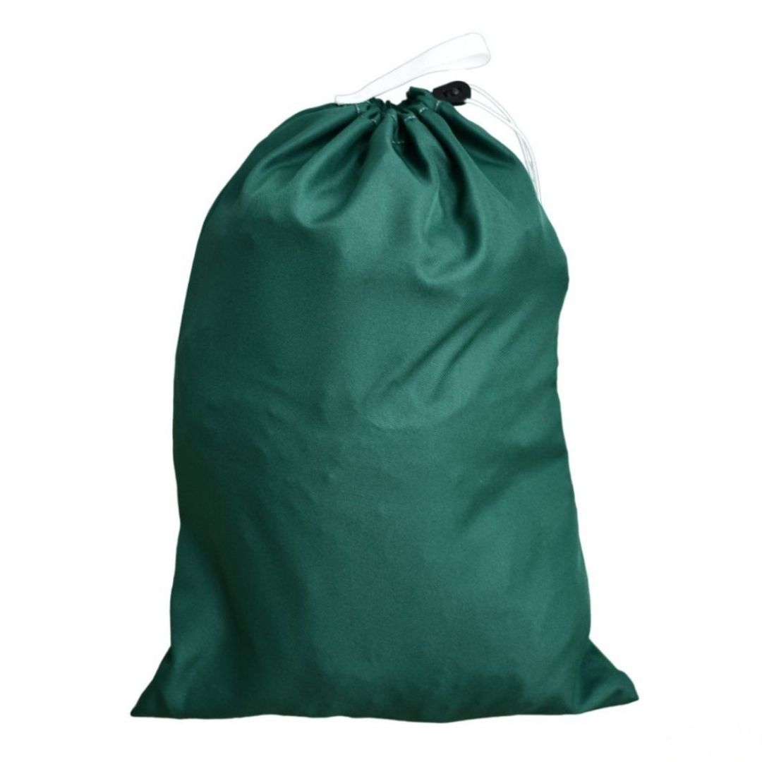 Sacco medico verde batteriostatico con filo di carbonio 90x75 cm